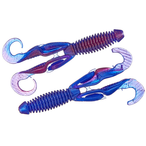 Плавающий силикон ZMAN Gremlin 4.5" 4pc #Purple Rain