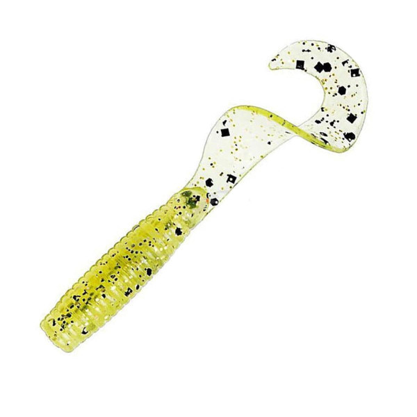 Z-Man Grubz 9" Floating Silicone 3-Pack #Chartreuse Sparkle