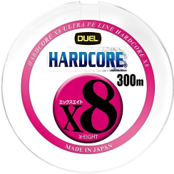 Cord Duel Hardcore X8 300m 5Color Yellow Marking 23kg 0.30mm #3.0