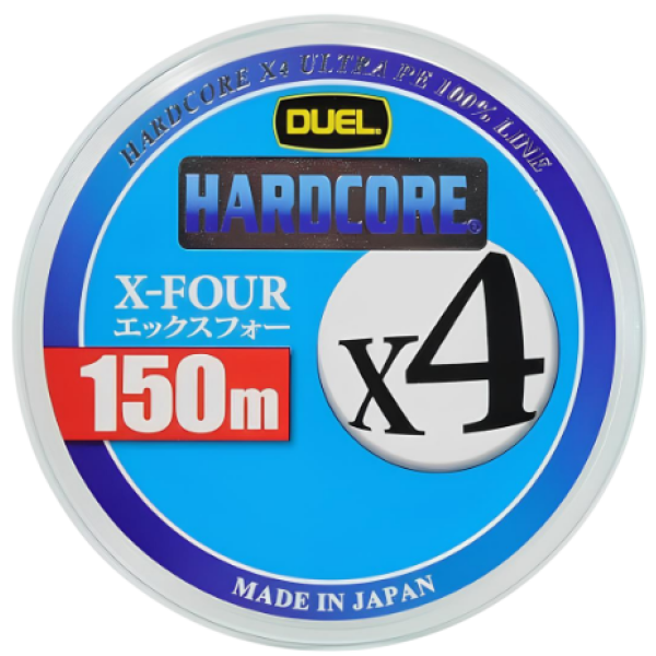 Cord Duel Hardcore X4 150m 0.132mm 5.4kg Green #0.6