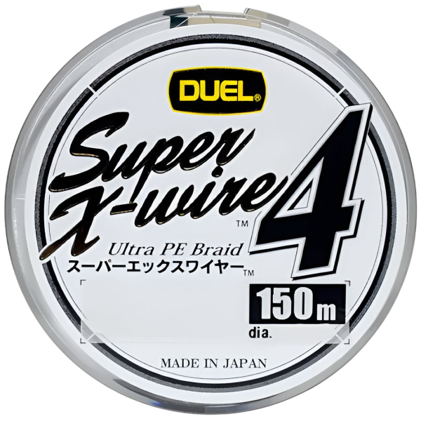 Cord Duel Super X-Wire 4 150m 0.21mm 10kg Silver #1.5