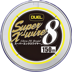 Cord Duel Super X-Wire 8 150m 0.13mm 5.8kg Silver #0.6