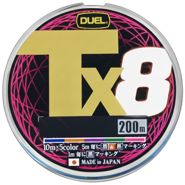 Cord Duel Tx8 200M 7.7kg 5Color #0.8