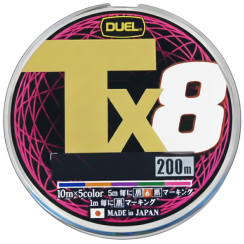 Cord Duel Tx8 200M 9.5kg 5Color #1.0