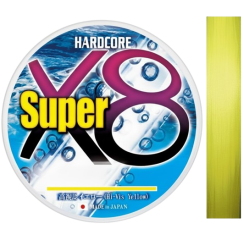Cord Duel Hardcore Super X8 150m Hi-Vis Yellow 7.0kg 0.15mm #0.8