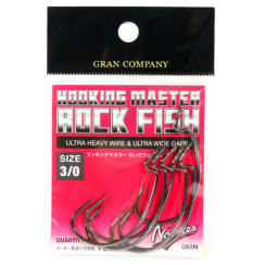 Varivas Nogales Hooking Master Offset Hook, Rock Fish, #3/0