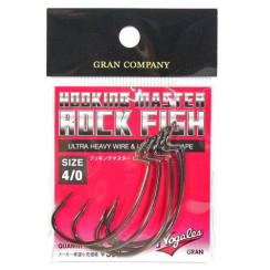Varivas Nogales Hooking Master Offset Hook, Rock Fish, #4/0