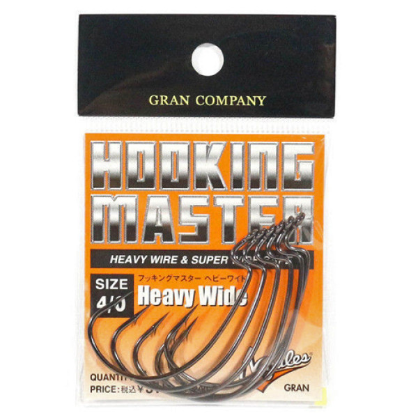 Varivas Nogales Hooking Master Offset Hook, Heavy Wide Class, #4/0