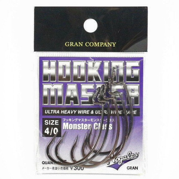 Varivas Nogales Hooking Master Offset Hook, Monster, #4/0