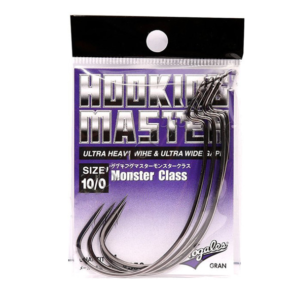 Varivas Nogales Hooking Master Offset Hook, Monster, #10/0