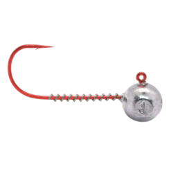 Jig head Jigger Fudo Red AB Jig 3/0 24g 3pcs