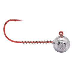 Jig head Jigger Fudo AB Red Jig 5/0 16g 5pcs