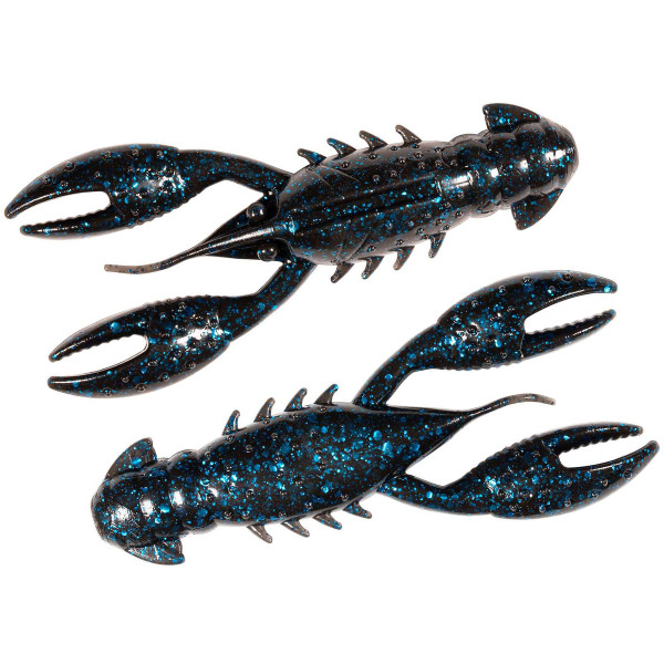 Плавающий силикон ZMAN Pro Crawz 3.5" 3pc #Black Blue Flake