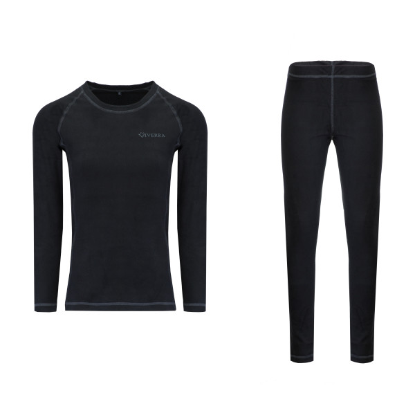 Women's thermal underwear Viverra Soft Warm Black XL