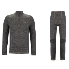 Viverra Bodyguard ZIP Sand Coal XXXL Thermal Underwear