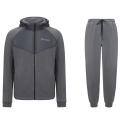 Viverra Heavy Warm Fleece Suit DK Gray M