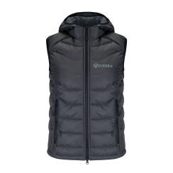 Women's Viverra Warm Cloud Vest Gray XS Hooded Vest