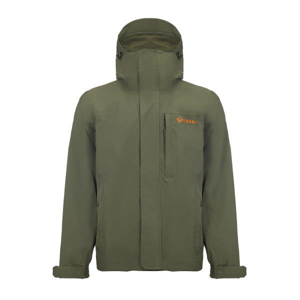 Viverra 4Stretch Rain Jacket Olive XXXL membrane jacket