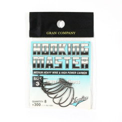 Varivas Nogales Hooking MasterPower Bait Finest Hooks, #3 Offset Hook
