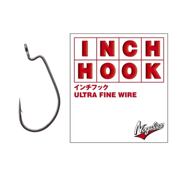 Offset hook Varivas Nogales Inch Hook #Large 10pcs.