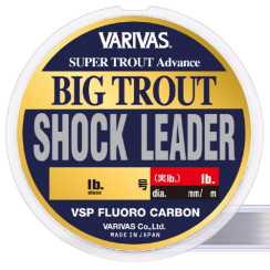 Флюрокарбон Varivas Big Trout Shock Leader VSP Fluoro 30m 3.6kg 0.235mm