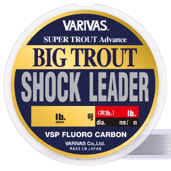 Fluorocarbon Varivas Big Trout Shock Leader VSP Fluoro 30m 3.6kg 0.235mm