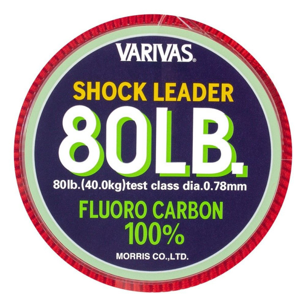 Fluorocarbon Varivas Fluoro Shock Leader 30m 40kg 0.780mm