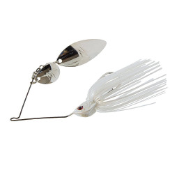 ZMAN Slingbladez Double Willow Colorado Spinnerbait 10.5g #Pearl Ghost