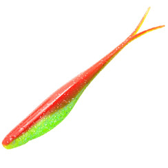 Плаваючий силікон Z-Man Scented Jerk Shadz 4" 5pc #Nuked Chicken Glow