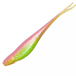 Плавающий силикон Z-Man Scented Jerk Shadz 4" 5pc #Electric Chicken
