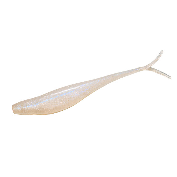 ZMAN Scented Jerk Shadz 5" Floating Silicone, 5 Pack, Gussy's Glimmer Blue