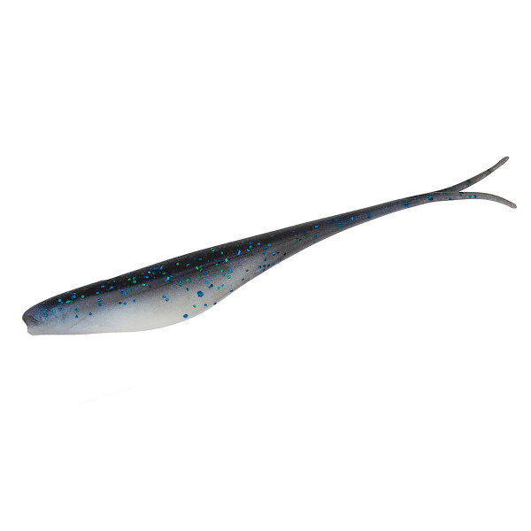 Z-MAN Scented Jerk Shadz 6" Floating Silicone 4-Pack #BlueMackerel