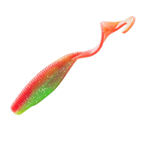 Плавающий силикон Z-Man Streakz Curly Tailz 4" 5pc #Nuked Chicken Glow