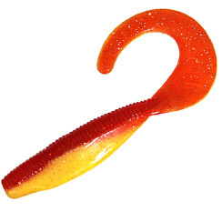 Плаваючий силікон Z-Man Streakz Curly Tailz 4" 5pc #Bleeding Banana