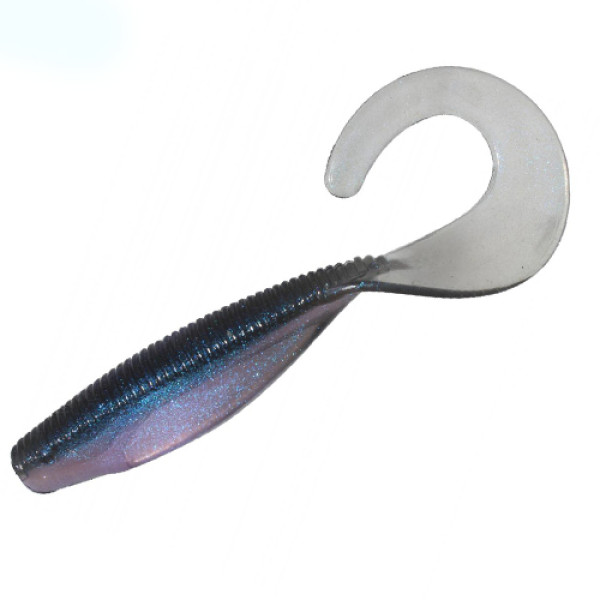 Z-Man Streakz Curly Tails 4" Floating Silicone Mood Ring (5pcs)