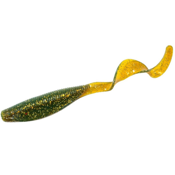 Z-Man Streakz Curly Tails 5" Floating Silicone 4-Pack #MidNightOil