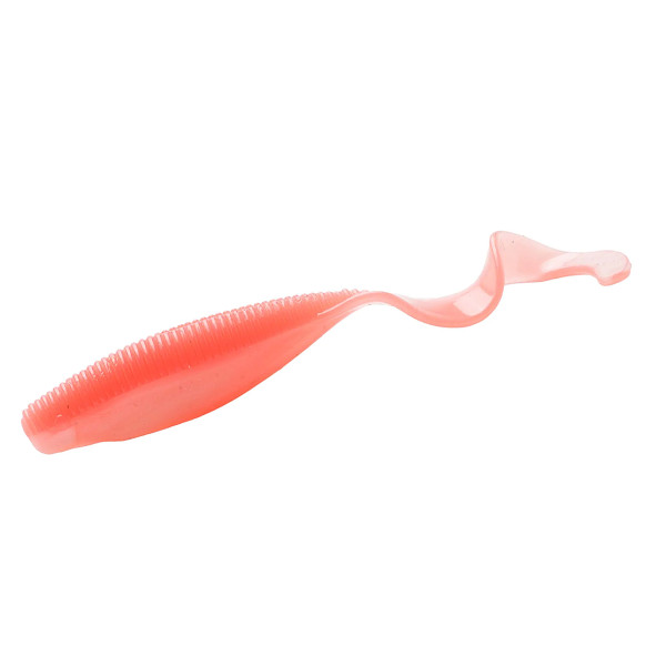 Z-Man Streakz Curly Tails 7" Floating Silicone 3-Piece #Coconut Ice Glow