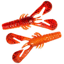 Плаваючі силікони ZMAN Turbo Crawz 4" 6pc #Fire Craw