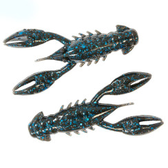 Плавающий силикон Z-Man TRD Crawz 2.5" 6pc #Black/Blue