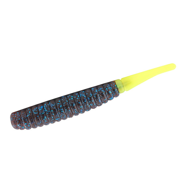 Плавающий силикон Z-Man Thick Trick 3.75" 6pc #Plum/Chartreuse Tail