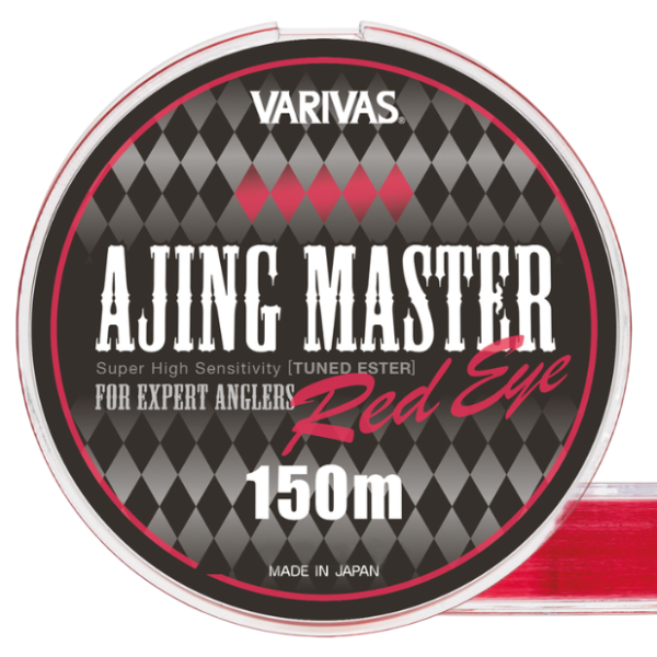 Line Varivas Ajing Master Esther Red Eye 150m 0.796kg #0.3 0.09mm