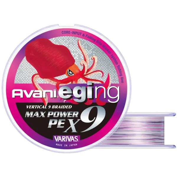 Шнур Varivas Eging Max Power PE X9 200m 10.3kg 0.165mm #1.0
