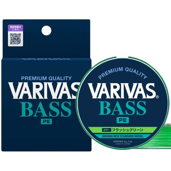 Cord Varivas Bass PE X4 150m Flash Green 11.2kg 0.205mm #1.5