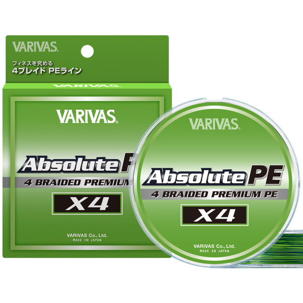 Cord Varivas Absolute PE X4 150m 4.5kg 0.128mm #0.6