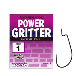 Гачок офсетний Varivas Rock-On Power Gritter #1 6шт.