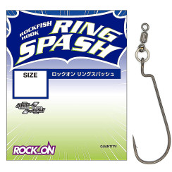 Гачок офсетний Varivas Rock-On Ring Spash #3 4шт.
