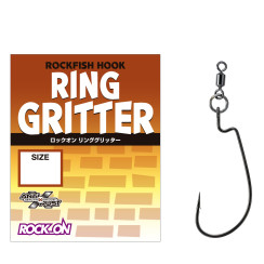 Гачок офсетний Varivas Rock-On Ring Gritter #3 4шт.