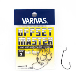 Крючок оффсетный Varivas Offset Master Light Class #3 9шт.