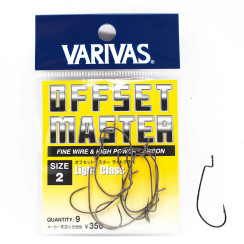 Крючок оффсетный Varivas Offset Master Light Class #2 9шт.