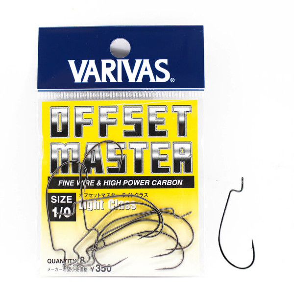 Крючок оффсетный Varivas Offset Master Light Class #1/0 8шт.